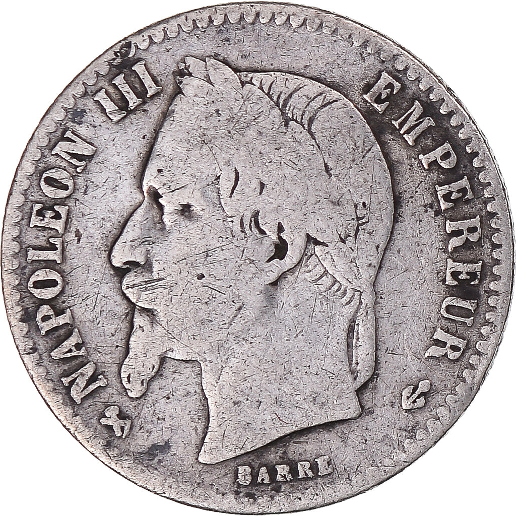 Munten, Frankrijk, Napoleon III, Napoléon III, 50 Centimes, 1864, Bordeaux, FR