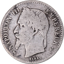 Munten, Frankrijk, Napoleon III, Napoléon III, 50 Centimes, 1864, Bordeaux, FR
