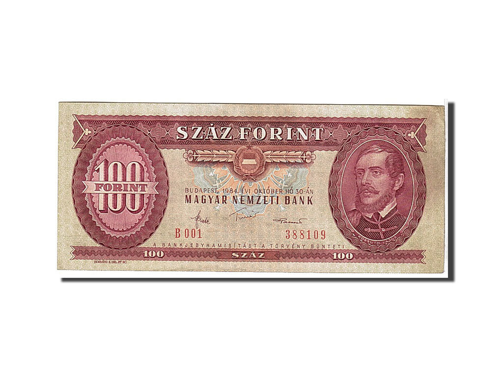 Hungary, 100 Forint, 1984, KM #171g, EF(40-45), B001388109