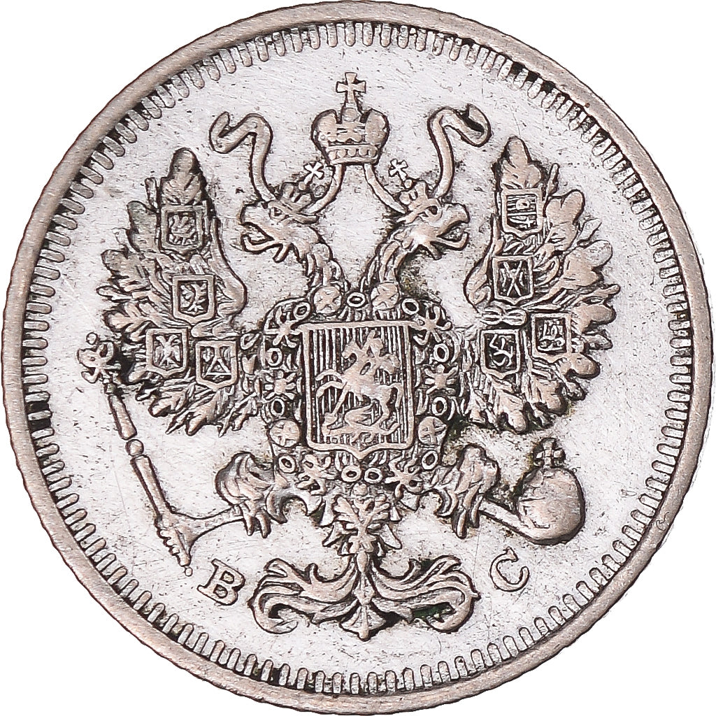 Münze, Russland, Nicholas II, 10 Kopeks, 1913, Saint-Petersburg, SS+, Silber