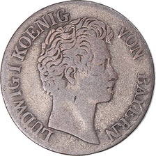 Coin, German States, BAVARIA, Ludwig I, 6 Kreuzer, 1835, VF(20-25), Silver