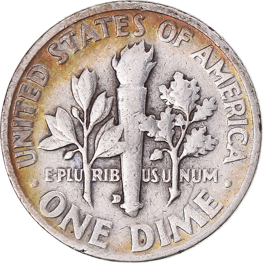 Moneta, Stati Uniti, Roosevelt Dime, Dime, 1952, U.S. Mint, Denver, MB+