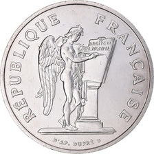 Moneta, Francja, Droits de l'Homme, 100 Francs, 1989, MS(60-62), Srebro, KM:970