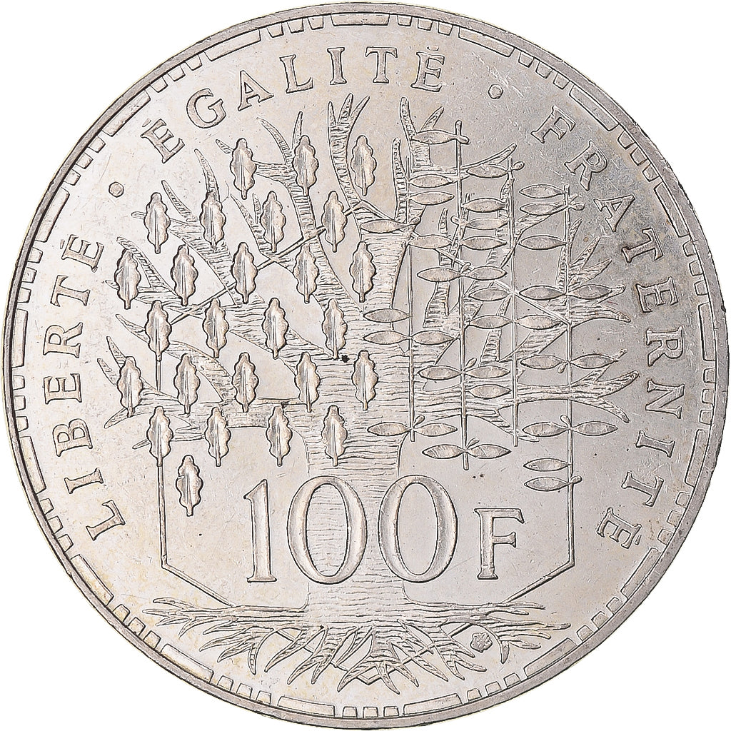 Münze, Frankreich, Panthéon, 100 Francs, 1984, Paris, SS+, Silber, KM:951.1