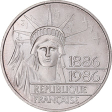 Coin, France, Statue de la Liberté, 100 Francs, 1986, MS(60-62), Silver