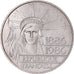 Coin, France, Statue de la Liberté, 100 Francs, 1986, MS(60-62), Silver
