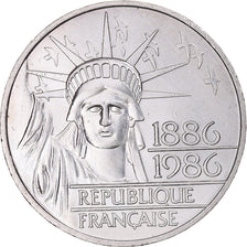 Moneda, Francia, Statue de la Liberté, 100 Francs, 1986, EBC+, Plata, KM:960