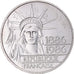 Moneda, Francia, Statue de la Liberté, 100 Francs, 1986, EBC+, Plata, KM:960