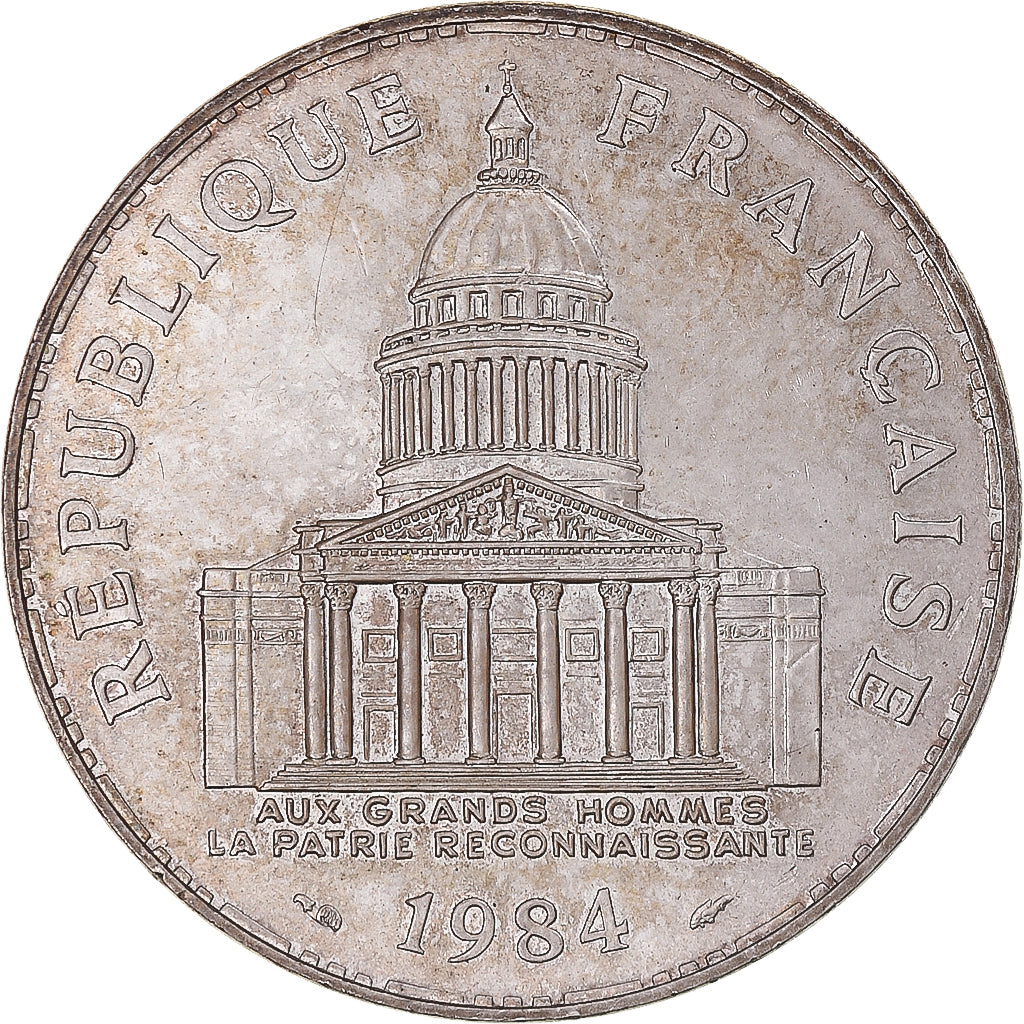 Coin, France, Panthéon, 100 Francs, 1984, Paris, EF(40-45), Silver, KM:951.1
