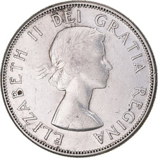 Canada 50 Cents 1958 Royal Canadian Mint KM:53 AU(55-58) Silver 29.72
