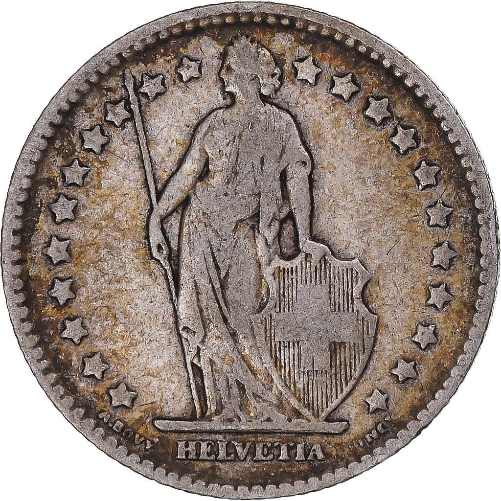 Coin, Switzerland, Franc, 1904, Bern, VF(30-35), Silver, KM:24