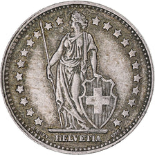 Coin, Switzerland, Franc, 1958, Bern, EF(40-45), Silver, KM:24