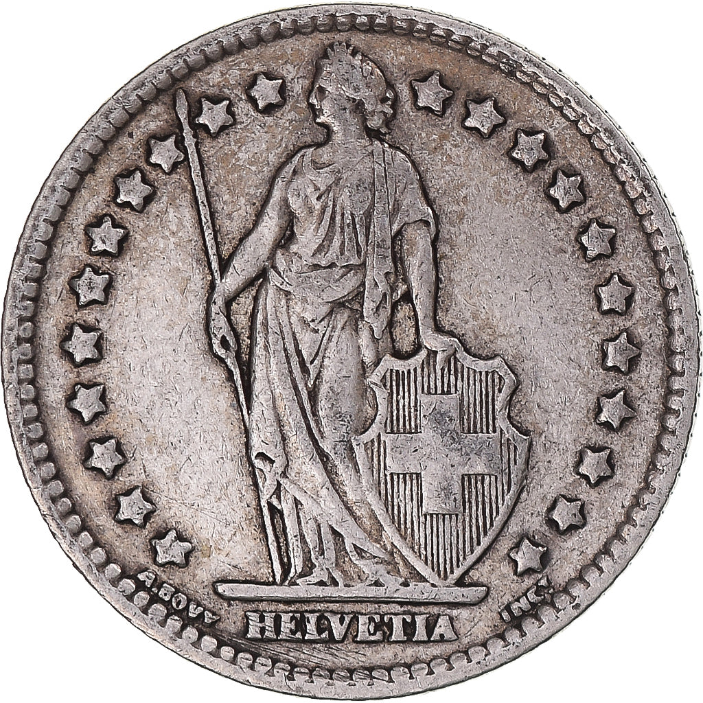 Coin, Switzerland, Franc, 1932, Bern, EF(40-45), Silver, KM:24