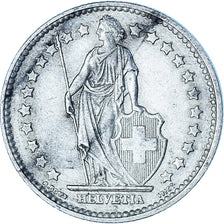 Coin, Switzerland, Franc, 1958, Bern, EF(40-45), Silver, KM:24