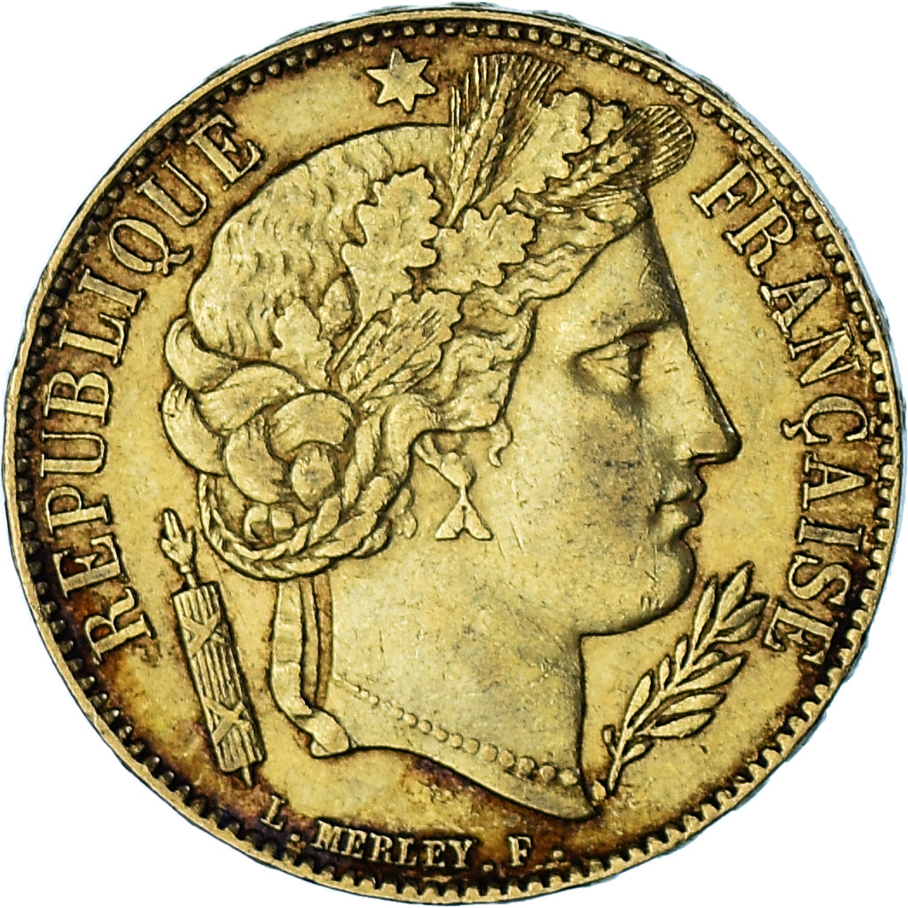 France, Cérès, 20 Francs, 1851, Paris, EF(40-45), Gold, KM:762, Gadoury:1059