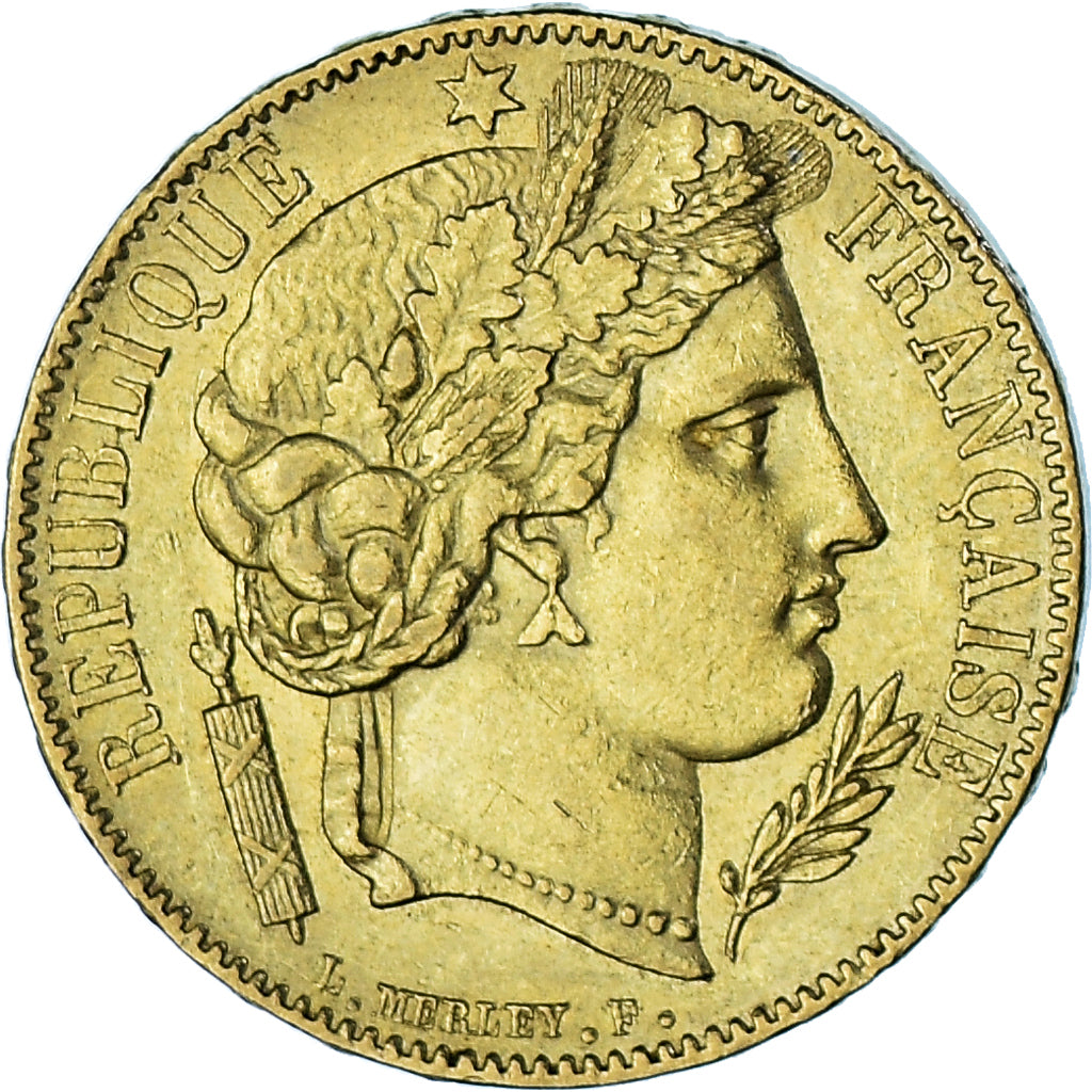 Francia, Cérès, 20 Francs, 1849, Paris, BB, Oro, KM:762, Gadoury:1059