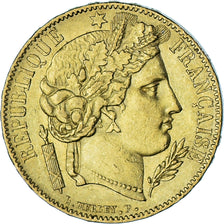 Francia, Cérès, 20 Francs, 1849, Paris, BB, Oro, KM:762, Gadoury:1059