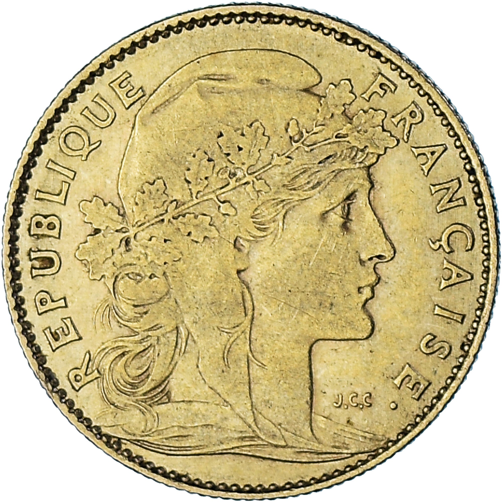 Frankreich, Marianne, 10 Francs, 1905, Paris, S+, Gold, KM:846, Gadoury:1017