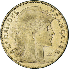France, Marianne, 10 Francs, 1907, Paris, VF(30-35), Gold, KM:846, Gadoury:1017
