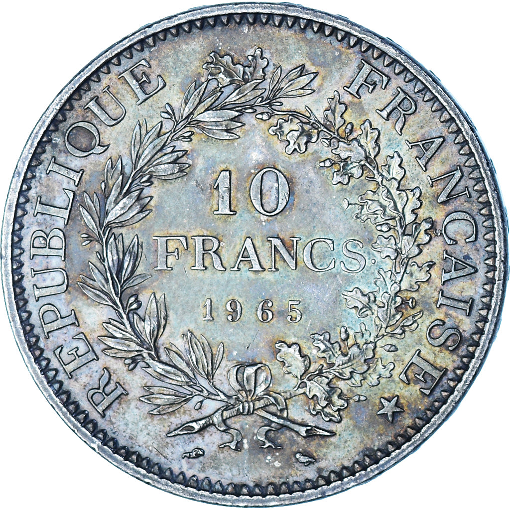 Moneta, Francia, Hercule, 10 Francs, 1965, Paris, SPL-, Argento, KM:932