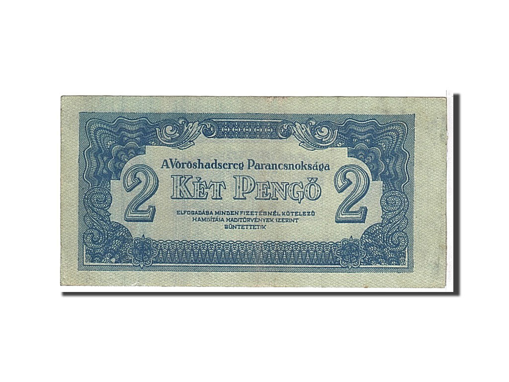 Hungary, 2 Pengö, 1944, KM #M3, EF(40-45)