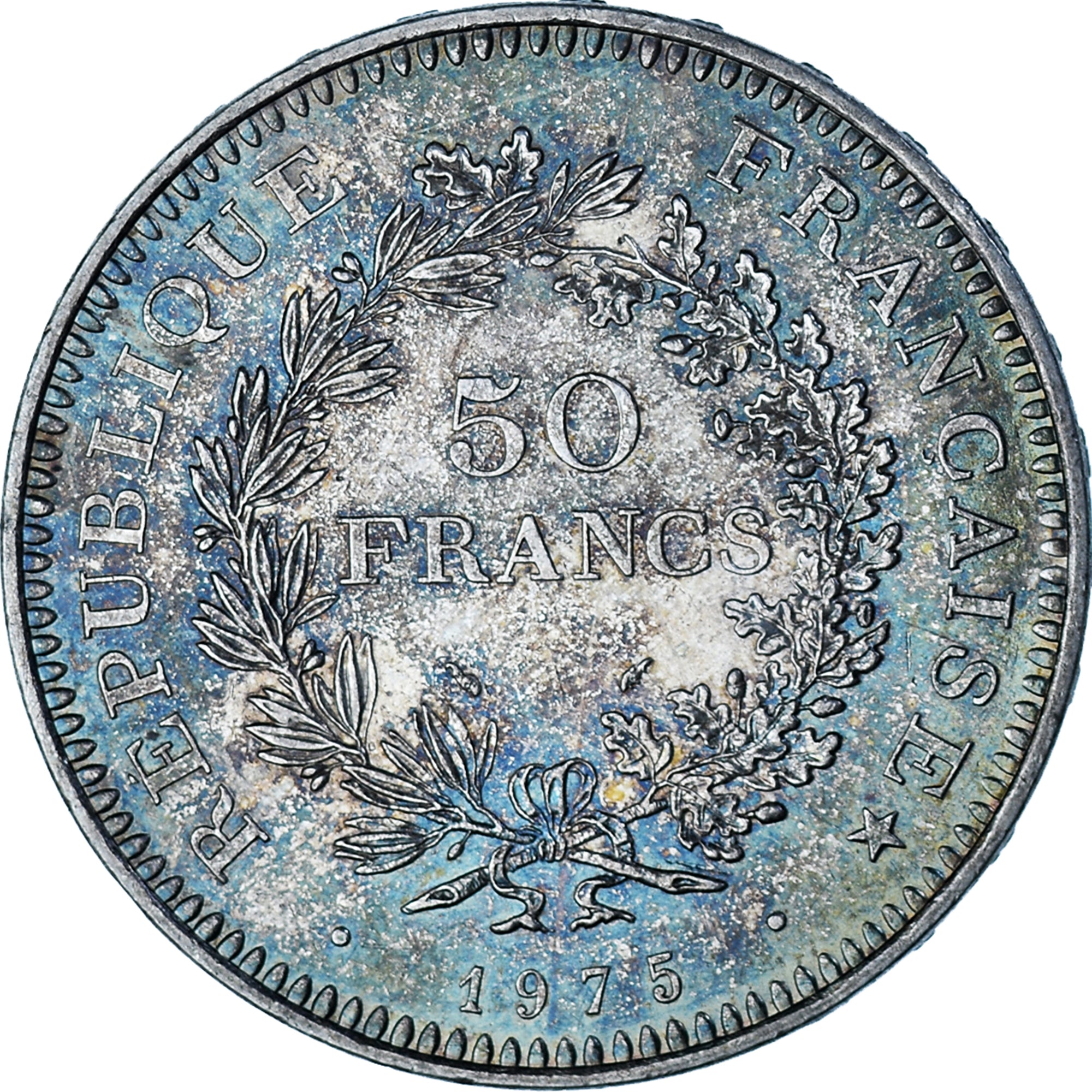 Monnaie, France, Hercule, 50 Francs, 1975, Paris, SUP, Argent, Gadoury:882