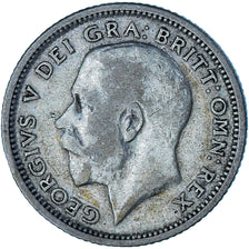 Coin, Great Britain, George V, 6 Pence, 1925, VF(20-25), Silver, KM:815a.2