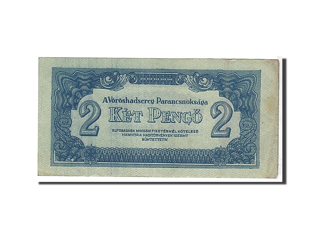 Billete, 2 Pengö, 1944, Hungría, KM:M3, MBC
