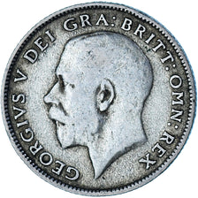 Coin, Great Britain, George V, 6 Pence, 1925, VF(20-25), Silver, KM:815a.2