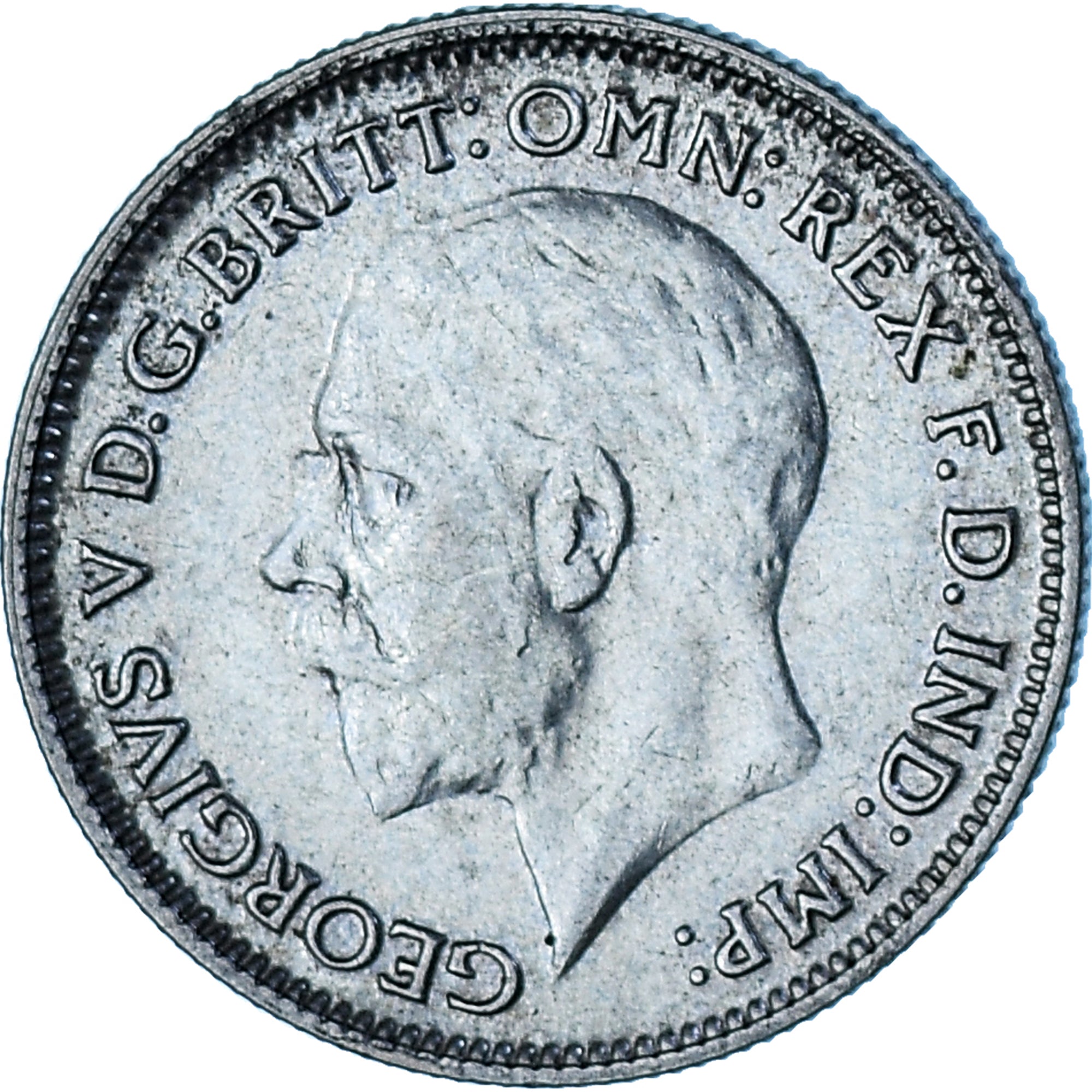Coin, Great Britain, George V, 6 Pence, 1931, EF(40-45), Silver, KM:832