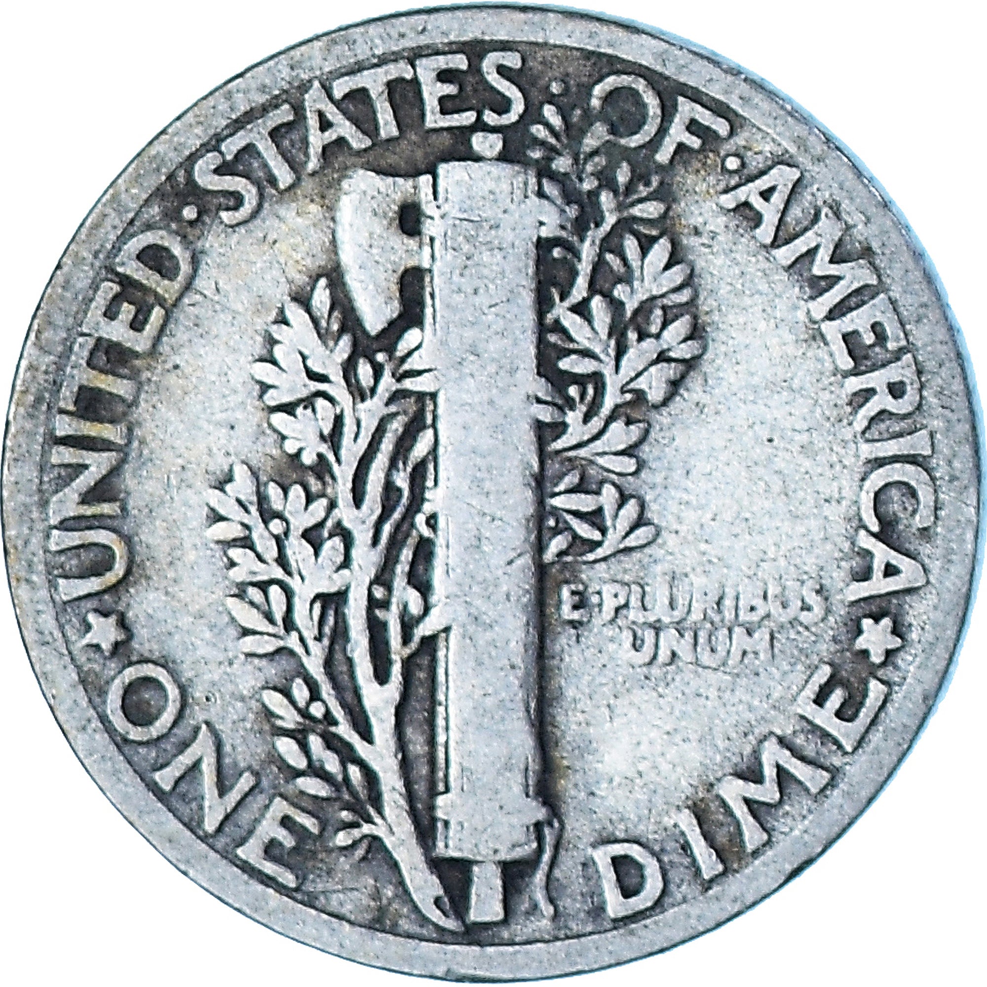 Coin, United States, Mercury Dime, Dime, 1927, U.S. Mint, Philadelphia