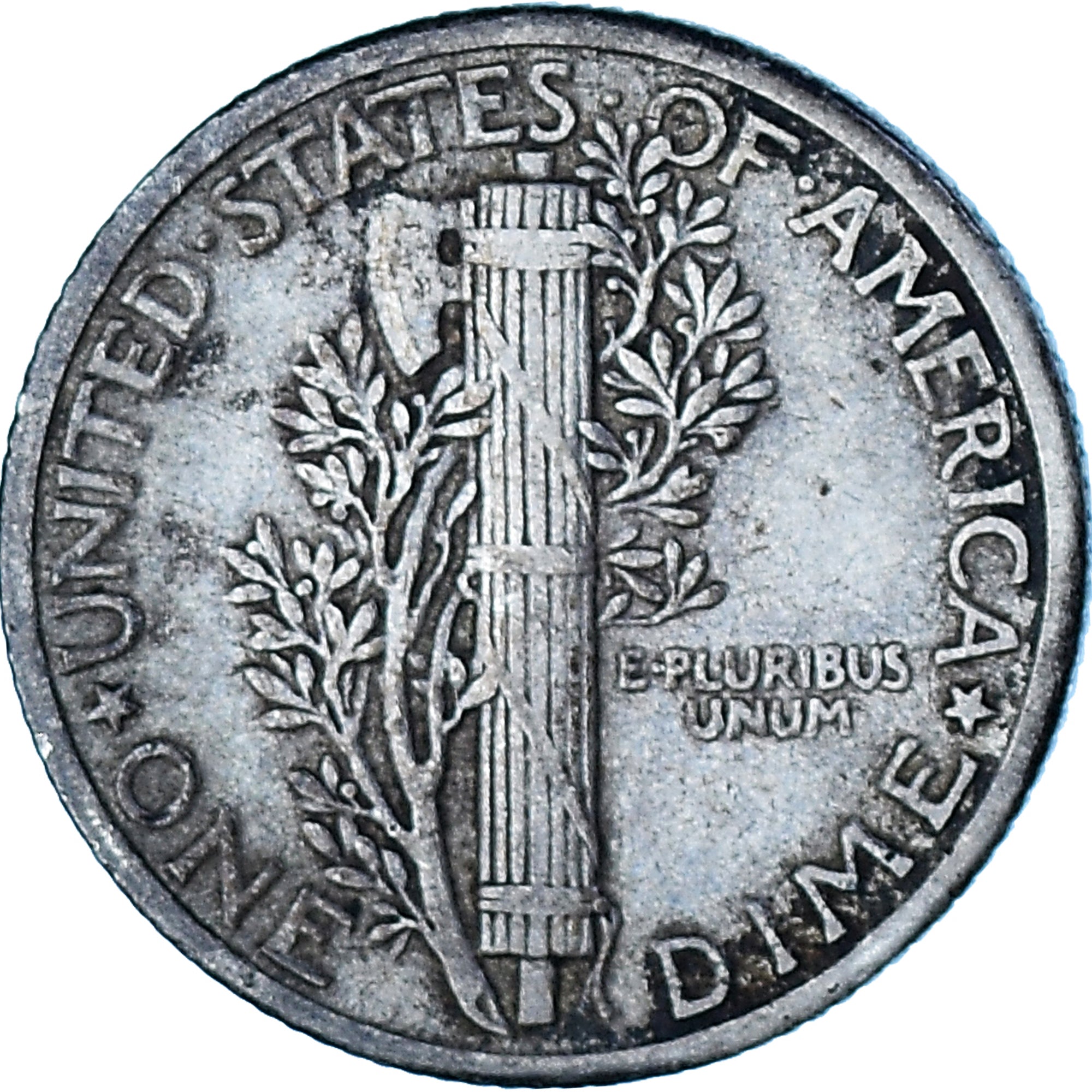 United States, Mercury Dime, Dime, 1938, U.S. Mint, Philadelphia, VF(30-35)