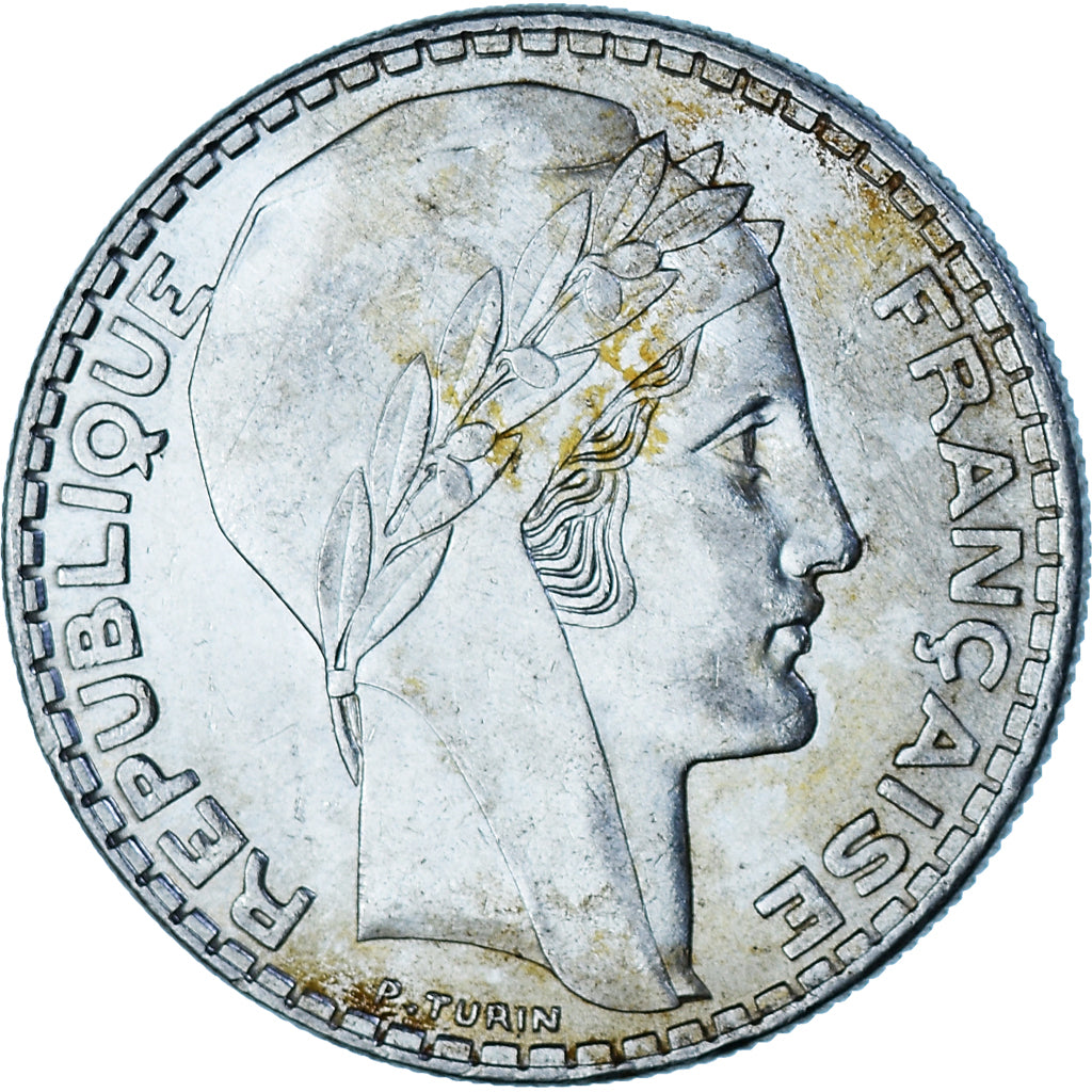 Munten, Frankrijk, Turin, 20 Francs, 1938, Paris, PR+, Zilver, KM:879