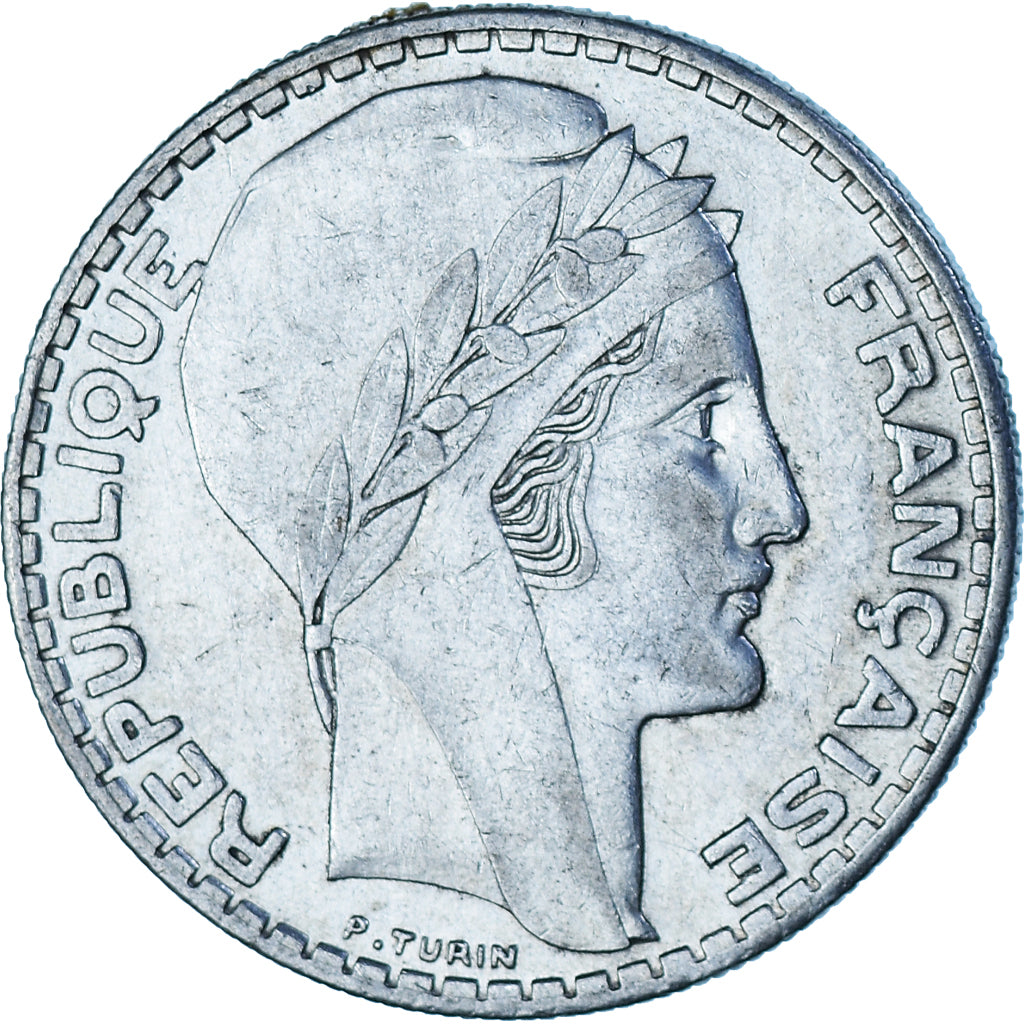 Coin, France, Turin, 20 Francs, 1938, Paris, AU(55-58), Silver, KM:879