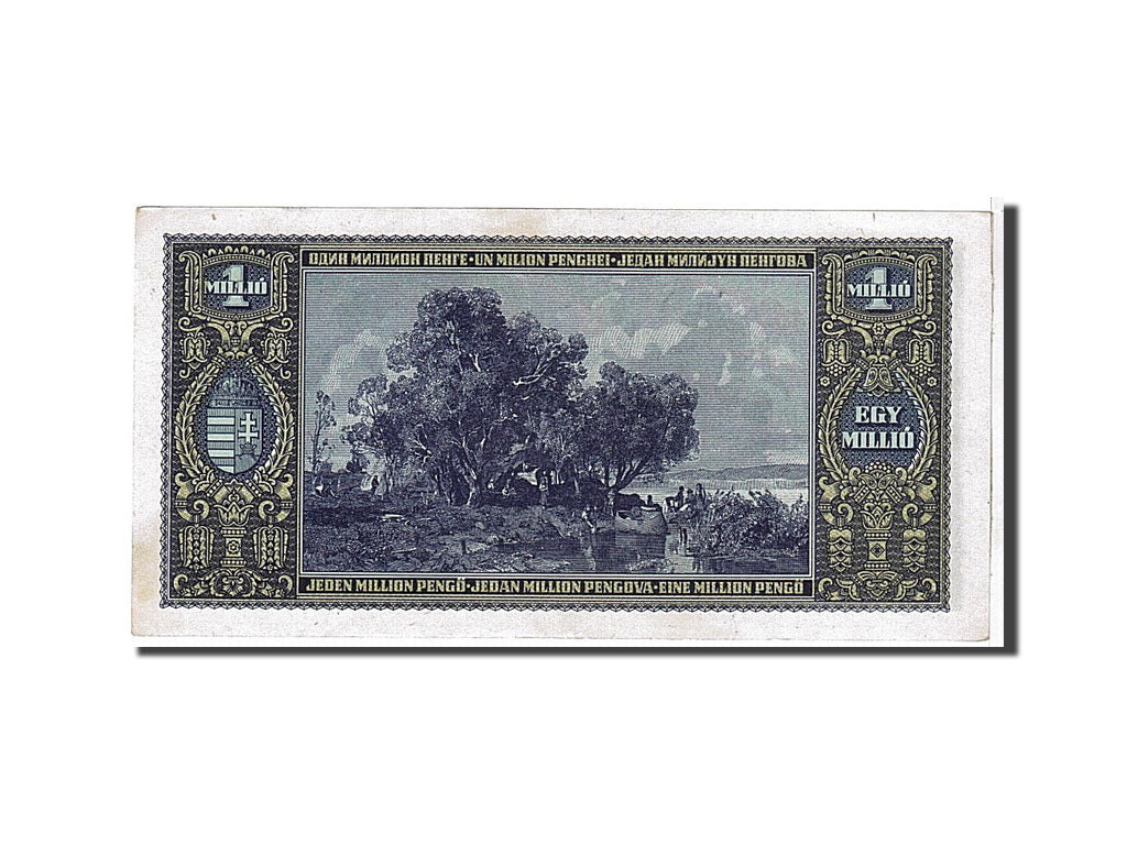Hungary, 1,000,000 Pengö, 1945, KM #122, AU(50-53), N461053817