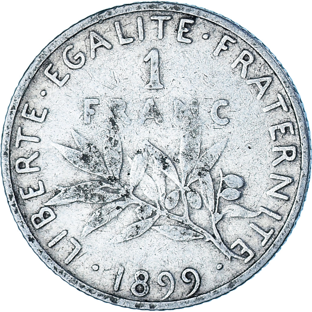 Münze, Frankreich, Semeuse, Franc, 1899, Paris, S+, Silber, KM:844.1