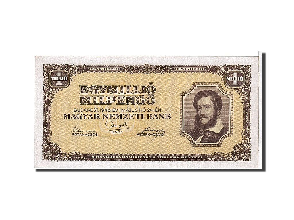Banknote, Hungary, 1,000,000 Pengö, 1945, KM:122, EF(40-45)