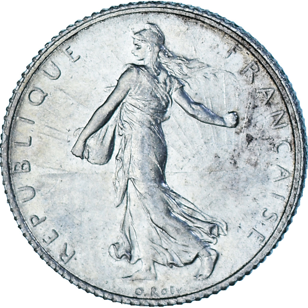 Coin, France, Semeuse, Franc, 1919, Paris, AU(55-58), Silver, KM:844.1