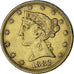 Moeda, Estados Unidos da América, Coronet Head, $5, Half Eagle, 1882, U.S.