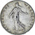 Munten, Frankrijk, Semeuse, 50 Centimes, 1916, Paris, ZF+, Zilver, KM:854