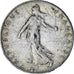 Moneda, Francia, Semeuse, 50 Centimes, 1916, Paris, MBC+, Plata, KM:854