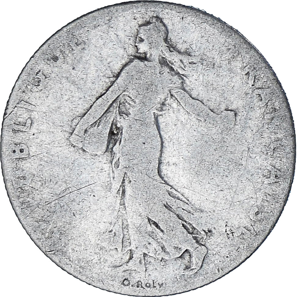 Moneta, Francia, Semeuse, 50 Centimes, 1899, Paris, MB, Argento, KM:854