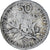 Moneta, Francja, Semeuse, 50 Centimes, 1900, Paris, VG(8-10), Srebro, KM:854