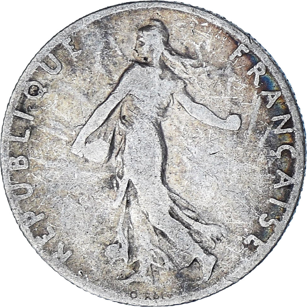 Coin, France, Semeuse, 50 Centimes, 1900, Paris, F(12-15), Silver, KM:854