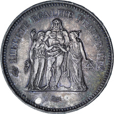 Coin, France, Hercule, 50 Francs, 1977, Paris, AU(55-58), Silver, KM:941.1