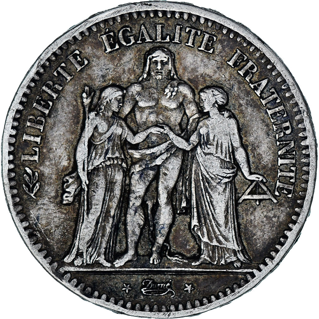 Coin, France, Hercule, 5 Francs, 1849, Paris, VF(30-35), Silver, KM:756.1