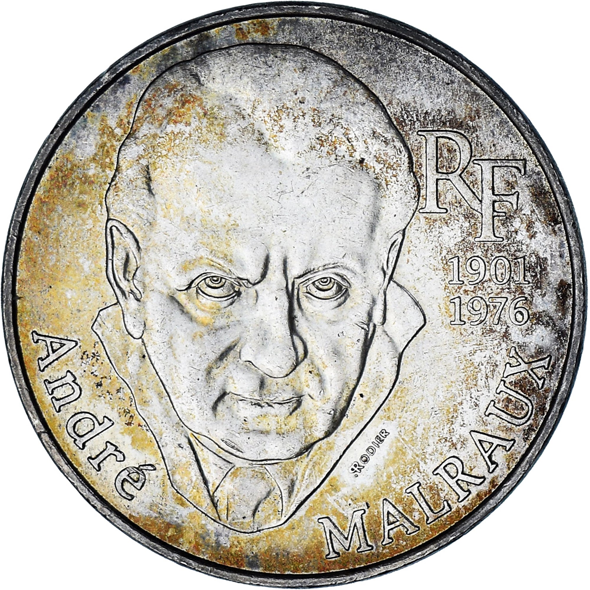 Monnaie, France, André Malraux, 100 Francs, 1997, Paris, SUP, Argent