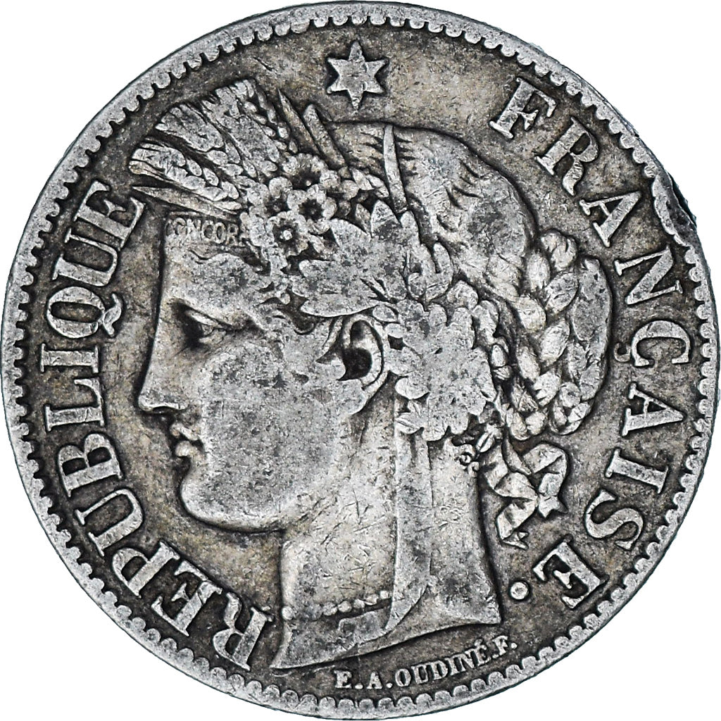 Monnaie, France, Cérès, 2 Francs, 1887, Paris, TB+, Argent, KM:817.1