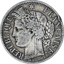 Monnaie, France, Cérès, 2 Francs, 1887, Paris, TB+, Argent, KM:817.1
