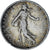 Moneda, Francia, Semeuse, 2 Francs, 1905, Paris, BC+, Plata, KM:845.1
